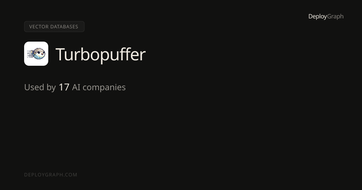 Turbopuffer — Vector Search DB Vendor | DeployGraph